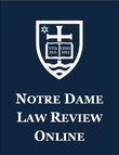NOTRE DAME LAW REVIEW