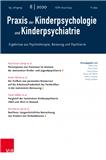PRAXIS DER KINDERPSYCHOLOGIE UND KINDERPSYCHIATRIE