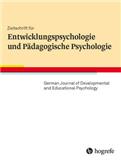 ZEITSCHRIFT FUR ENTWICKLUNGSPSYCHOLOGIE UND PADAGOGISCHE PSY