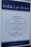 <b>BUFFALO LAW REVIEW</b>