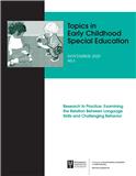 TOPICS IN EARLY CHILDHOOD SPECIAL EDUCATION