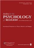 Archive for the Psychology of Religion-Archiv fur Religionsp