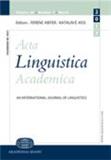 Acta Linguistica Hungarica