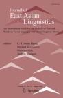 JOURNAL OF EAST ASIAN LINGUISTICS