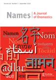 Names-A Journal of Onomastics