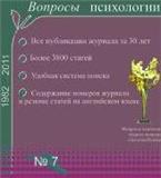VOPROSY PSIKHOLOGII