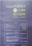 CALIFORNIA LAW REVIEW