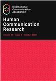 HUMAN COMMUNICATION RESEARCH