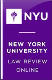 NEW YORK UNIVERSITY LAW REVIEW