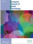 EUROPEAN JOURNAL OF SOCIAL PSYCHOLOGY