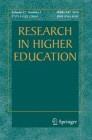 RESEARCH IN HIGHER EDUCATION