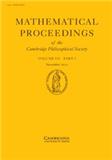 MATHEMATICAL PROCEEDINGS OF THE CAMBRIDGE PHILOSOPHICAL SOCI