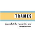 TRAMES-Journal of the Humanities and Social Sciences