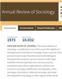 Annual Review of Sociology