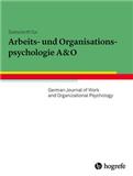 ZEITSCHRIFT FUR ARBEITS-UND ORGANISATIONSPSYCHOLOGIE