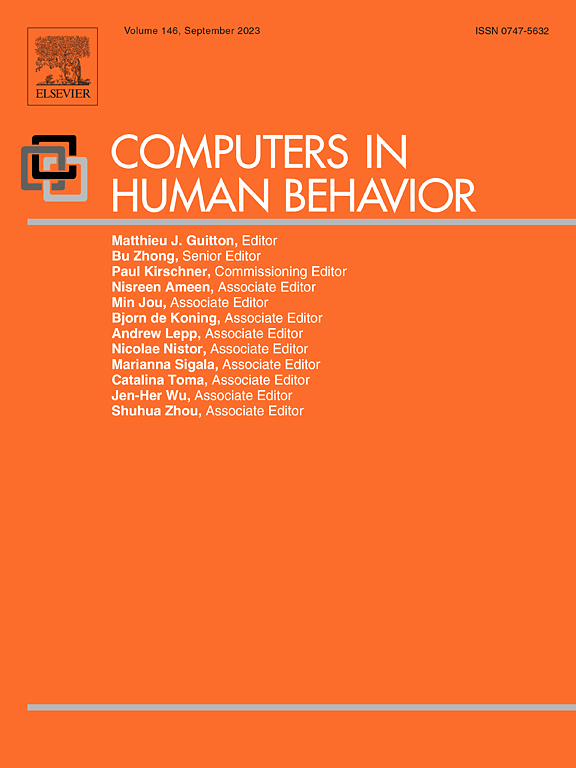 COMPUTERS IN HUMAN BEHAVIOR
