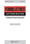 <b>FERROELECTRICS LETTERS SECTION</b>