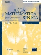<b>ACTA MATHEMATICA SINICA-ENGLISH SERIES</b>