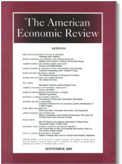 AMERICAN ECONOMIC REVIEW