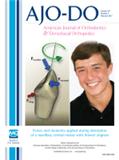 AMERICAN JOURNAL OF ORTHODONTICS AND DENTOFACIAL ORTHOPEDICS