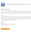 <b>Journal of Computational and Nonlinear Dynamics</b>