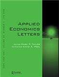 APPLIED ECONOMICS LETTERS