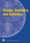<b>Groups Geometry and Dynamics</b>