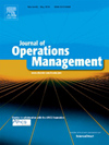 <b>JOURNAL OF OPERATIONS MANAGEMENT</b>