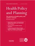 <b>HEALTH POLICY AND PLANNING</b>